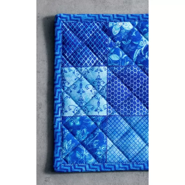 imageMaison d Hermine Oven Mitt  Pot Holder 100 Cotton Heat Resistant Kitchen Oven Gloves 75quotx13quot ampamp Hot Pads 8quotx8quot Chef Women ampamp Men Parties Birdies On Wire  SpringSummer24  Indigo Love