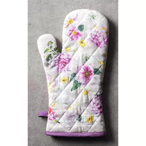 imageMaison d Hermine Oven Mitt  Pot Holder 100 Cotton Heat Resistant Kitchen Oven Gloves 75quotx13quot ampamp Hot Pads 8quotx8quot Chef Women ampamp Men Parties Birdies On Wire  SpringSummer40  Pivoine