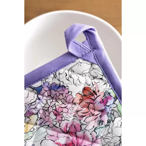 imageMaison d Hermine Oven Mitt  Pot Holder 100 Cotton Heat Resistant Kitchen Oven Gloves 75quotx13quot ampamp Hot Pads 8quotx8quot Chef Women ampamp Men Parties Birdies On Wire  SpringSummer36  Floral Love