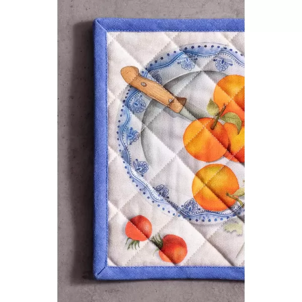 imageMaison d Hermine Oven Mitt  Pot Holder 100 Cotton Heat Resistant Kitchen Oven Gloves 75quotx13quot ampamp Hot Pads 8quotx8quot Chef Women ampamp Men Parties Birdies On Wire  SpringSummer43  Gourmand