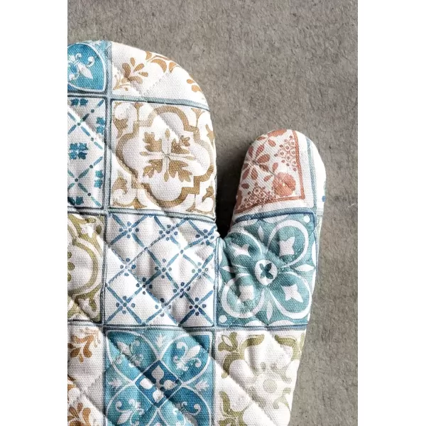 imageMaison d Hermine Oven Mitt  Pot Holder 100 Cotton Heat Resistant Kitchen Oven Gloves 75quotx13quot ampamp Hot Pads 8quotx8quot Chef Women ampamp Men Parties Birdies On Wire  SpringSummer12  Agrume
