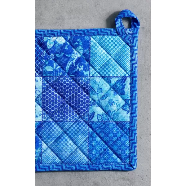 imageMaison d Hermine Oven Mitt  Pot Holder 100 Cotton Heat Resistant Kitchen Oven Gloves 75quotx13quot ampamp Hot Pads 8quotx8quot Chef Women ampamp Men Parties Birdies On Wire  SpringSummer24  Indigo Love