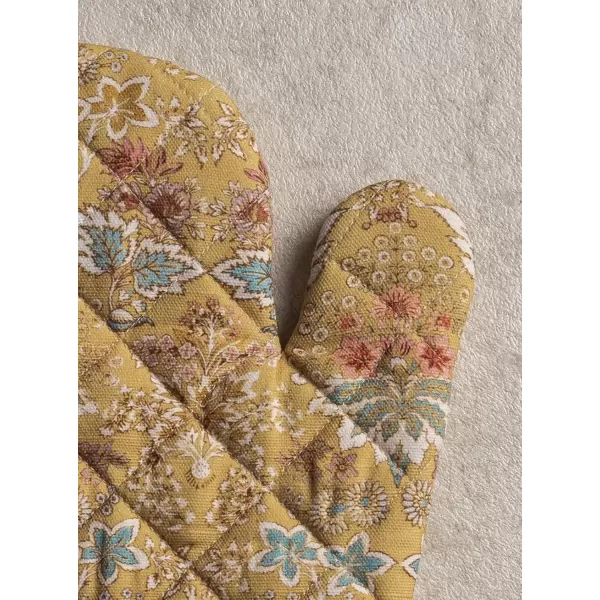 imageMaison d Hermine Oven Mitt  Pot Holder 100 Cotton Heat Resistant Kitchen Oven Gloves 75quotx13quot ampamp Hot Pads 8quotx8quot Chef Women ampamp Men Parties Birdies On Wire  SpringSummer4  Marquise