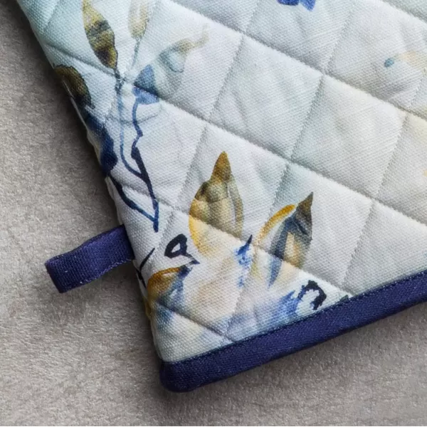imageMaison d Hermine Oven Mitt  Pot Holder 100 Cotton Heat Resistant Kitchen Oven Gloves 75quotx13quot ampamp Hot Pads 8quotx8quot Chef Women ampamp Men Parties Birdies On Wire  SpringSummer25  Lazy Summer Days
