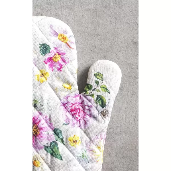 imageMaison d Hermine Oven Mitt  Pot Holder 100 Cotton Heat Resistant Kitchen Oven Gloves 75quotx13quot ampamp Hot Pads 8quotx8quot Chef Women ampamp Men Parties Birdies On Wire  SpringSummer40  Pivoine