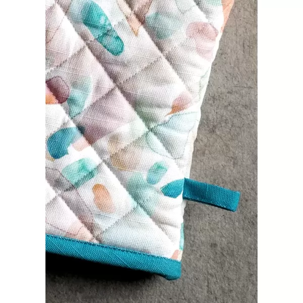 imageMaison d Hermine Oven Mitt  Pot Holder 100 Cotton Heat Resistant Kitchen Oven Gloves 75quotx13quot ampamp Hot Pads 8quotx8quot Chef Women ampamp Men Parties Birdies On Wire  SpringSummer45  Summer Picnic