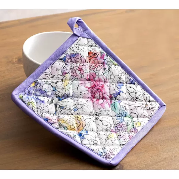 imageMaison d Hermine Oven Mitt  Pot Holder 100 Cotton Heat Resistant Kitchen Oven Gloves 75quotx13quot ampamp Hot Pads 8quotx8quot Chef Women ampamp Men Parties Birdies On Wire  SpringSummer36  Floral Love