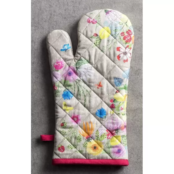 imageMaison d Hermine Oven Mitt  Pot Holder 100 Cotton Heat Resistant Kitchen Oven Gloves 75quotx13quot ampamp Hot Pads 8quotx8quot Chef Women ampamp Men Parties Birdies On Wire  SpringSummer21  Jardin Dete  Fog