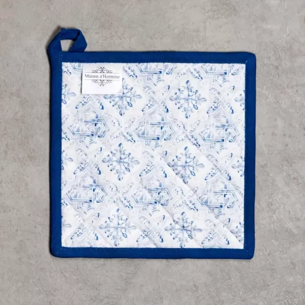 imageMaison d Hermine Oven Mitt  Pot Holder 100 Cotton Heat Resistant Kitchen Oven Gloves 75quotx13quot ampamp Hot Pads 8quotx8quot Chef Women ampamp Men Parties Birdies On Wire  SpringSummerCitrus