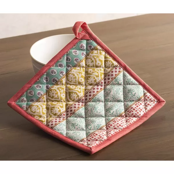 imageMaison d Hermine Oven Mitt  Pot Holder 100 Cotton Heat Resistant Kitchen Oven Gloves 75quotx13quot ampamp Hot Pads 8quotx8quot Chef Women ampamp Men Parties Birdies On Wire  SpringSummer13  Provence