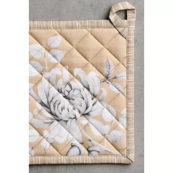 imageMaison d Hermine Pot Holder 100 Cotton Potholder Set of 2 Heat Resistant 8quotx8quot with Loop Hot Pads Kitchen Baking Barbeque ampamp Microwave Kalahari  ThanksgivingChristmas29  Pretty Autumn