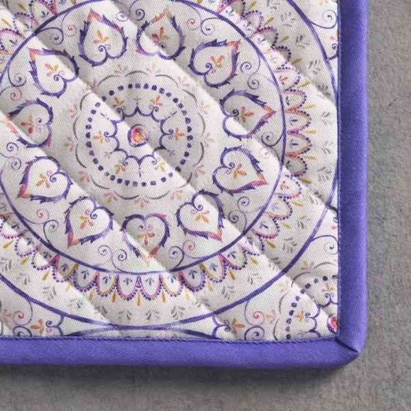 imageMaison d Hermine Potholders 100 Cotton 8quotx8quot Hotpads Heat Resistant with Loop Pot Holder Baking Grilling Home Handling Hot Pans Botanical Fresh  SpringSummer51  Mandala