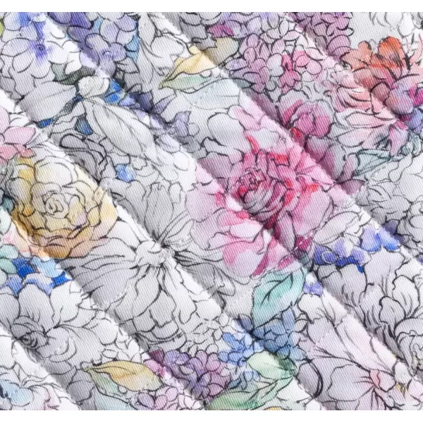 imageMaison d Hermine Potholders 100 Cotton 8quotx8quot Hotpads Heat Resistant with Loop Pot Holder Baking Grilling Home Handling Hot Pans Botanical Fresh  SpringSummer36  Floral Love