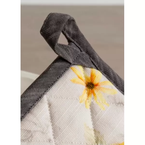 imageMaison d Hermine Potholders 100 Cotton 8quotx8quot Hotpads Heat Resistant with Loop Pot Holder Baking Grilling Home Handling Hot Pans Botanical Fresh  SpringSummerCandice
