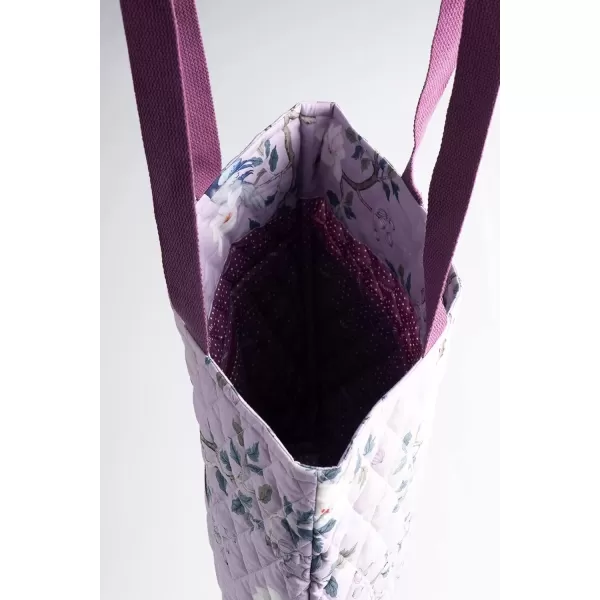 imageMaison d Hermine Shopping Bag Cotton Quilted Tote Bag with Zipper Pockets ampamp Small Pouch Grocery Bag for Work Travel Lunch14  Osaka