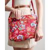 imageMaison d Hermine Cross Body Bag Cotton Adjustable Shoulder Strap Hand Bag Tote Purse for Women Office Shopping38  Happy Florals  Red