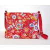 imageMaison d Hermine Cross Body Bag Cotton Adjustable Shoulder Strap Hand Bag Tote Purse for Women Office Shopping38  Happy Florals  Red