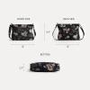 imageMaison d Hermine Cross Body Bag Cotton Adjustable Shoulder Strap Hand Bag Tote Purse for Women Office Shopping5  Moody Florals