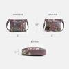 imageMaison d Hermine Cross Body Bag Cotton Adjustable Shoulder Strap Hand Bag Tote Purse for Women Office Shopping8  Eden  Violet