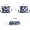 imageMaison d Hermine Cross Body Bag Cotton Adjustable Shoulder Strap Hand Bag Tote Purse for Women Office Shopping9  Shibori