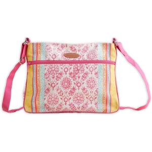 imageMaison d Hermine Cross Body Bag Cotton Adjustable Shoulder Strap Hand Bag Tote Purse for Women Office Shopping32  Katmandou  Fushia