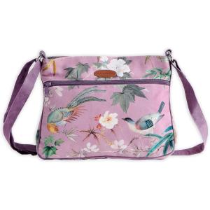 imageMaison d Hermine Cross Body Bag Cotton Adjustable Shoulder Strap Hand Bag Tote Purse for Women Office Shopping39  Hokuzai  Violet