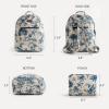 imageMaison d Hermine Backpack Cotton Shoulder Backpack with Small Pouch Lightweight Bag for Travel Work Beach Perfect for Women ampamp Men Bonobo  Blue1  Bonobo  Blue