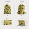 imageMaison d Hermine Backpack Cotton Shoulder Backpack with Small Pouch Lightweight Bag for Travel Work Beach Perfect for Women ampamp Men Bonobo  Blue10  Eden  Yellow