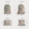 imageMaison d Hermine Backpack Cotton Shoulder Backpack with Small Pouch Lightweight Bag for Travel Work Beach Perfect for Women ampamp Men Bonobo  Blue12  Blossoms in Spring