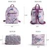 imageMaison d Hermine Backpack Cotton Shoulder Backpack with Small Pouch Lightweight Bag for Travel Work Beach Perfect for Women ampamp Men Bonobo  Blue14  Osaka