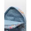 imageMaison d Hermine Backpack Cotton Shoulder Backpack with Small Pouch Lightweight Bag for Travel Work Beach Perfect for Women ampamp Men Bonobo  Blue15  Equinoxe