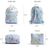 imageMaison d Hermine Backpack Cotton Shoulder Backpack with Small Pouch Lightweight Bag for Travel Work Beach Perfect for Women ampamp Men Bonobo  Blue15  Equinoxe