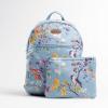 imageMaison d Hermine Backpack Cotton Shoulder Backpack with Small Pouch Lightweight Bag for Travel Work Beach Perfect for Women ampamp Men Bonobo  Blue15  Equinoxe