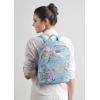 imageMaison d Hermine Backpack Cotton Shoulder Backpack with Small Pouch Lightweight Bag for Travel Work Beach Perfect for Women ampamp Men Bonobo  Blue15  Equinoxe