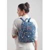 imageMaison d Hermine Backpack Cotton Shoulder Backpack with Small Pouch Lightweight Bag for Travel Work Beach Perfect for Women ampamp Men Bonobo  Blue17  Just Floral