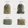 imageMaison d Hermine Backpack Cotton Shoulder Backpack with Small Pouch Lightweight Bag for Travel Work Beach Perfect for Women ampamp Men Bonobo  Blue19  Lakshmi