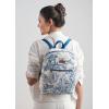 imageMaison d Hermine Backpack Cotton Shoulder Backpack with Small Pouch Lightweight Bag for Travel Work Beach Perfect for Women ampamp Men Bonobo  Blue2  the Miller  Blue