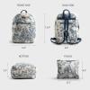 imageMaison d Hermine Backpack Cotton Shoulder Backpack with Small Pouch Lightweight Bag for Travel Work Beach Perfect for Women ampamp Men Bonobo  Blue2  the Miller  Blue