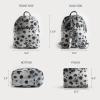 imageMaison d Hermine Backpack Cotton Shoulder Backpack with Small Pouch Lightweight Bag for Travel Work Beach Perfect for Women ampamp Men Bonobo  Blue23  Cheeta