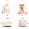 imageMaison d Hermine Backpack Cotton Shoulder Backpack with Small Pouch Lightweight Bag for Travel Work Beach Perfect for Women ampamp Men Bonobo  Blue25  Fair Isle