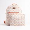 imageMaison d Hermine Backpack Cotton Shoulder Backpack with Small Pouch Lightweight Bag for Travel Work Beach Perfect for Women ampamp Men Bonobo  Blue25  Fair Isle