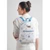 imageMaison d Hermine Backpack Cotton Shoulder Backpack with Small Pouch Lightweight Bag for Travel Work Beach Perfect for Women ampamp Men Bonobo  Blue26  Ice Florals