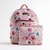 imageMaison d Hermine Backpack Cotton Shoulder Backpack with Small Pouch Lightweight Bag for Travel Work Beach Perfect for Women ampamp Men Bonobo  Blue28  Pale Garden  Romantic Poppy