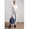 imageMaison d Hermine Backpack Cotton Shoulder Backpack with Small Pouch Lightweight Bag for Travel Work Beach Perfect for Women ampamp Men Bonobo  Blue30  Birdies on Wire