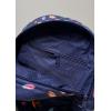 imageMaison d Hermine Backpack Cotton Shoulder Backpack with Small Pouch Lightweight Bag for Travel Work Beach Perfect for Women ampamp Men Bonobo  Blue30  Birdies on Wire