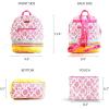 imageMaison d Hermine Backpack Cotton Shoulder Backpack with Small Pouch Lightweight Bag for Travel Work Beach Perfect for Women ampamp Men Bonobo  Blue32  Katmandou  Fushia