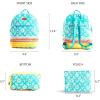 imageMaison d Hermine Backpack Cotton Shoulder Backpack with Small Pouch Lightweight Bag for Travel Work Beach Perfect for Women ampamp Men Bonobo  Blue35  Katmandou  Turquoise