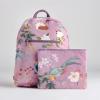 imageMaison d Hermine Backpack Cotton Shoulder Backpack with Small Pouch Lightweight Bag for Travel Work Beach Perfect for Women ampamp Men Bonobo  Blue39  Hokuzai  Violet