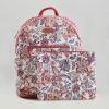 imageMaison d Hermine Backpack Cotton Shoulder Backpack with Small Pouch Lightweight Bag for Travel Work Beach Perfect for Women ampamp Men Bonobo  Blue41  Kerala  Red