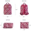 imageMaison d Hermine Backpack Cotton Shoulder Backpack with Small Pouch Lightweight Bag for Travel Work Beach Perfect for Women ampamp Men Bonobo  Blue43  Surya  Maroon